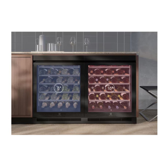 Electrolux EWUS040B8B Beépíthető borhűtő