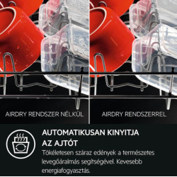 AEG FSE74707P Beépíthető 12-15 terítékes mosogatógép