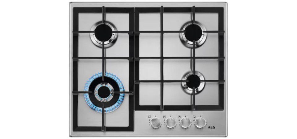 AEG HGB64420SM Beépíthető gáz főzőlap AEG HGB64420SM Beépíthető gáz főzőlap