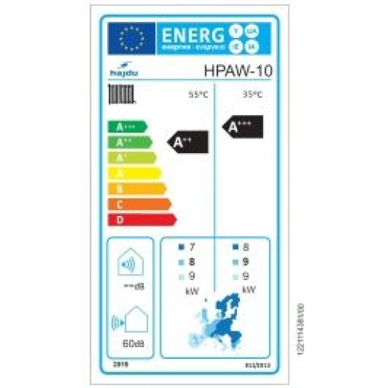 Hajdu HPAW10HŐSZIVATTYÚ Hőszivattyú