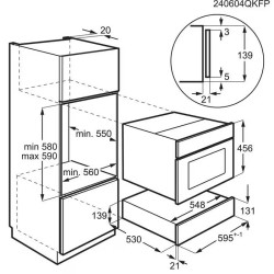 AEG KDK911424T Beépíthető melegentartó fiók