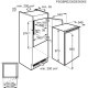 Electrolux LFB2AE88S1 Beépíthető egyajtós hűtőszekrény