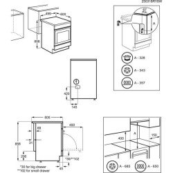 Electrolux LKR564275K Kerámia tűzhely