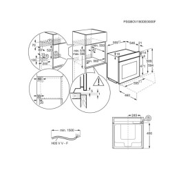 AEG NBE7P631AB Beépíthető villany sütő