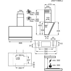 AEG NDV8791CZ Kürtős páraelszívó