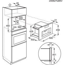 AEG NKC9N8B Beépíthető automata kávéfőző