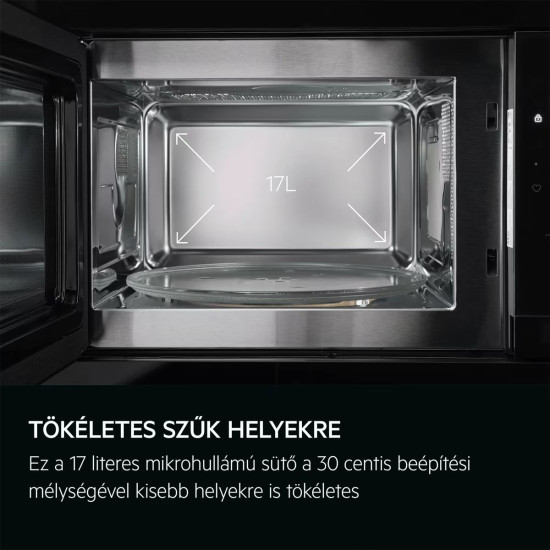 AEG NMB6S171SB Felsőszekrénybe építhető mikrohullámú sütő