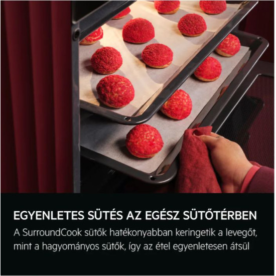 AEG OA5AB21SM Beépíthető villany sütő