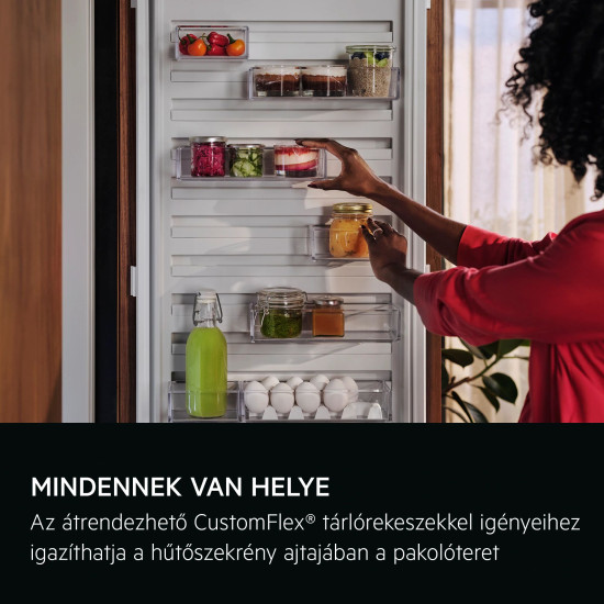 AEG ORC8M361EL Kombinált alulfagyasztós hűtőszekrény