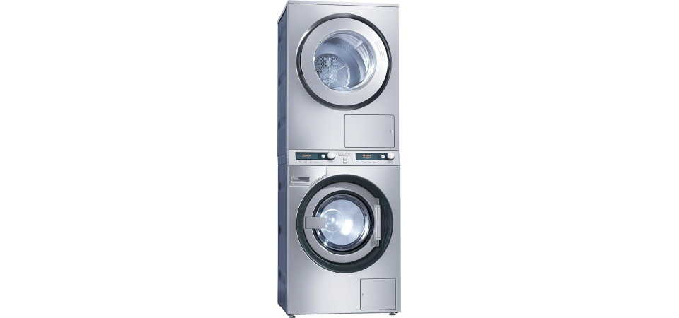 Miele PWT6089VARIOLPOB+PT7189 Ipari mosó-szárító torony
