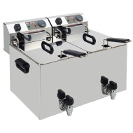 DIVERSO by Diamond WR-EF20-S2 Ipari elektromos fritőz