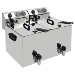 DIVERSO by Diamond WR-EF20-S2 Ipari elektromos fritőz