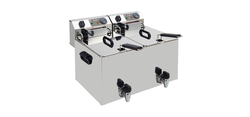 DIVERSO by Diamond WR-EF20-S2 Ipari elektromos fritőz