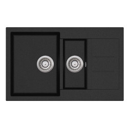 Evido EVIDO CUBO 6S Compact gránit mosogatótál dugókiemelő nélkül 105574 Gránit mosogatótálca