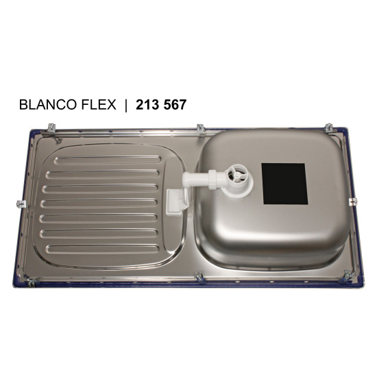 Blanco Lefolyógarnitúra, 1 1/2, FLEX, FLEX mini-hez 213567 Mosogatótálca tartozék