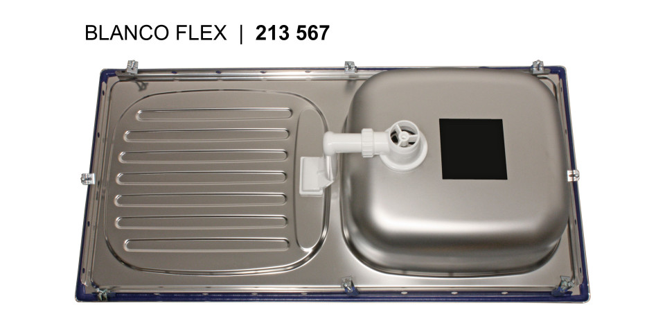 Blanco Lefolyógarnitúra, 1 1/2, FLEX, FLEX mini-hez 213567 Mosogatótálca tartozék