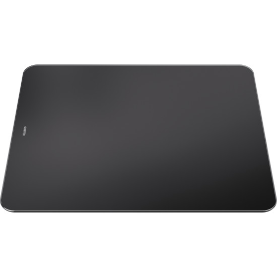 Blanco Üveg vágólap fekete ZENAR 367x460 223078 Vágódeszka