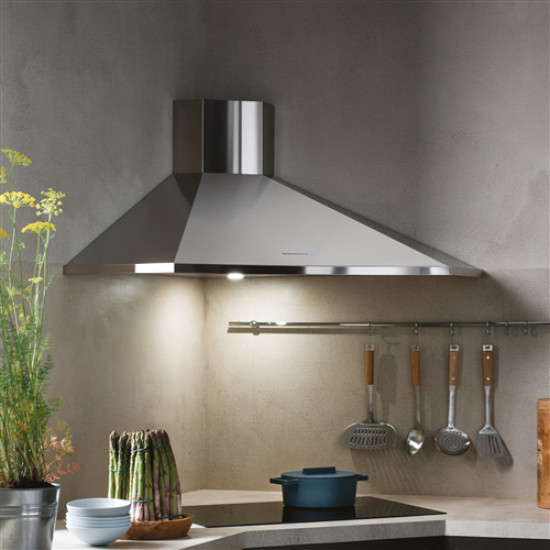 FALMEC Falmec ELIOS 100 cm sarok páraelszívó, inox 2306322 Sarokba építhető páraelszívó