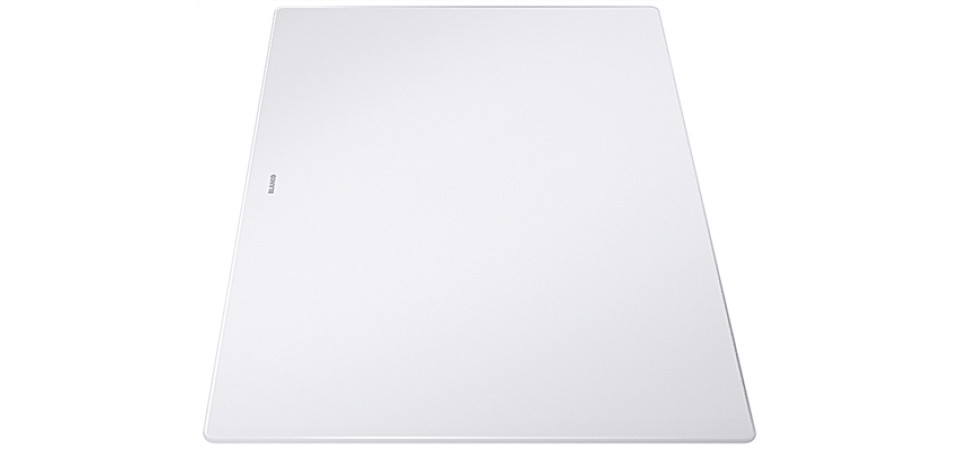 Blanco ÜVEG VÁGÓLAP fehér AXIA III 497x350 234045 Vágódeszka