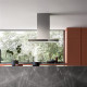 FALMEC Falmec LUMINA NRS 120 cm fali páraelszívó, inox/üveg 2344881 Kürtős páraelszívó