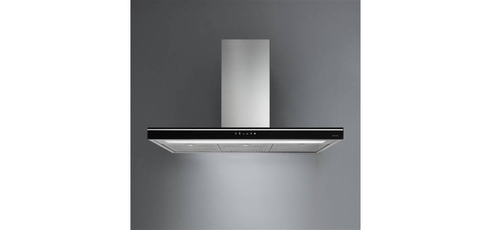 FALMEC Falmec LUCE 90 cm fali páraelszívó, fekete 2348261 Kürtős páraelszívó