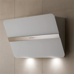 FALMEC Falmec FLIPPER 85 cm fali páraelszívó, matt fehér üveg 2350004 Kürtős páraelszívó