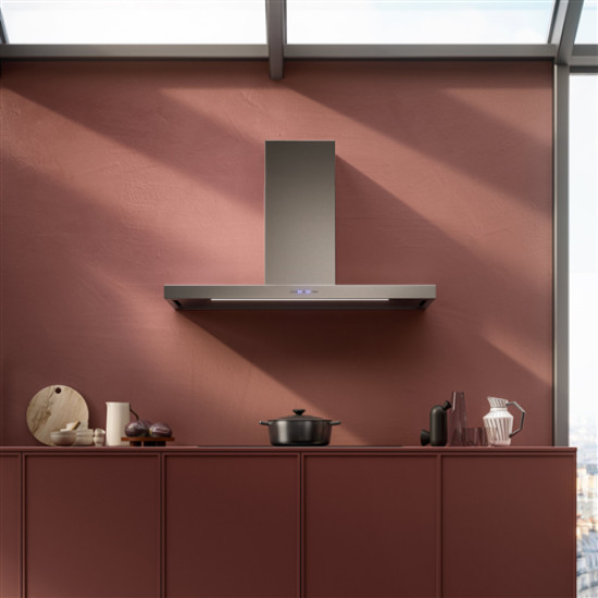FALMEC Falmec PLANE PLUS 90 cm fali páraelszívó, inox 2367125 Kürtős páraelszívó