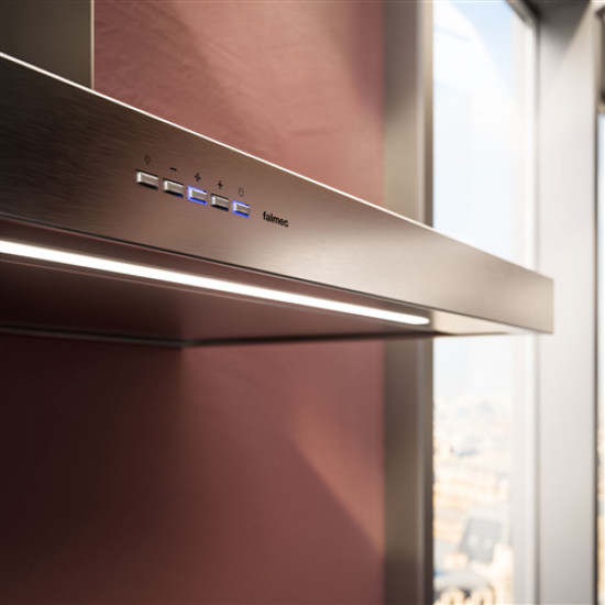 FALMEC Falmec PLANE PLUS 90 cm fali páraelszívó, inox 2367125 Kürtős páraelszívó