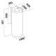 FALMEC Falmec POLAR EVO 35 cm fali páraelszívó, inox 2369228 Kürtős páraelszívó