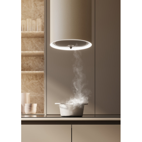 FALMEC POLAR LIGHT fali páraelszívó, 35 cm, meleg szürke 2371771 Kürtős páraelszívó