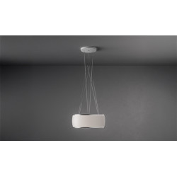 FALMEC Falmec SOFFIO 58 cm függesztett páraelszívó, matt fehér üveg 2476735 Sziget páraelszívó