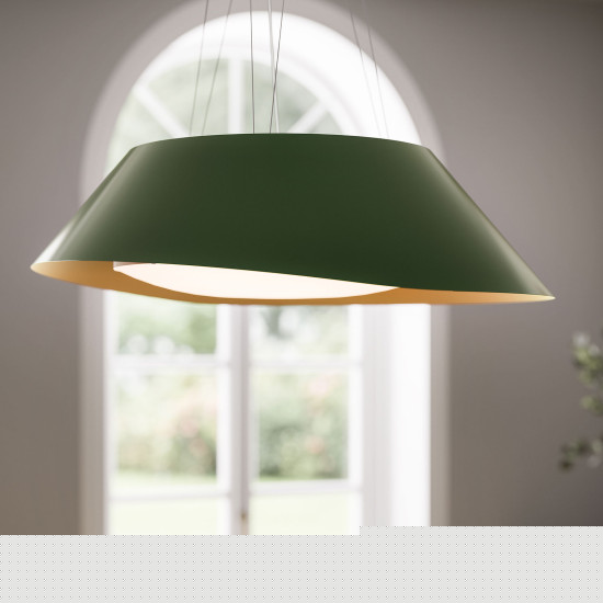 FALMEC Falmec VOGUE 88 cm függesztett páraelszívó, sötétzöld 2478319 Sziget páraelszívó