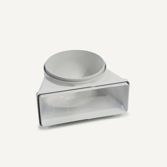 FALMEC Falmec átalakító könyök idom 90°, D=150mm / 220x90 mm 2701639 Borospohár tartó mosogatógéphez
