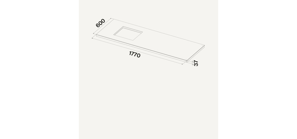 FALMEC Falmec ZENITH 180 cm LED üveg panel sziget elszívóhoz 2710129 Borospohár tartó mosogatógéphez
