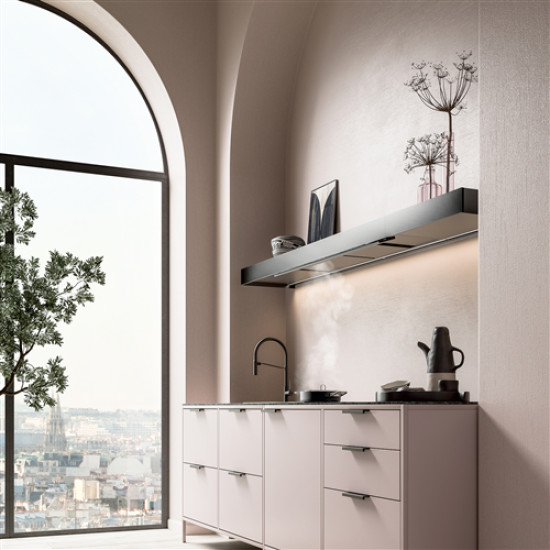 FALMEC Falmec SHELF 90 cm polc modul, burkolható előlappal 2713656 Borospohár tartó mosogatógéphez