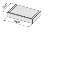 FALMEC Falmec SHELF  növénytartó tálca 60 cm polc modulhoz, inox 2713670 Borospohár tartó mosogatógéphez