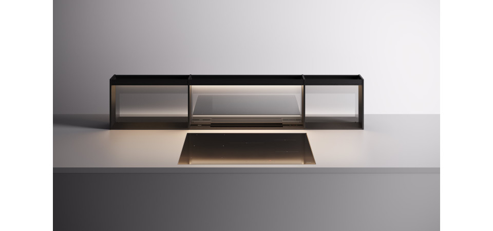 FALMEC Falmec BROOKLYN 45 cm oldalmodul, fekete 2714592 Borospohár tartó mosogatógéphez