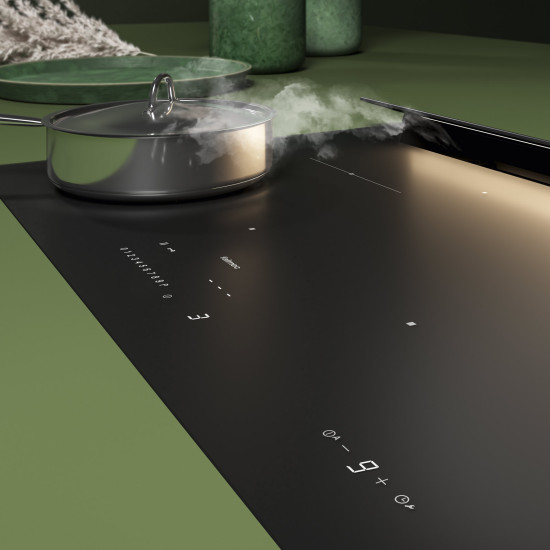 FALMEC Falmec BRERA 75 cm indukciós főzőlap beépített elszívóval 2901114 Pultba építhető páraelszívó