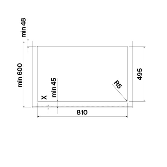 FALMEC Falmec ZERO EASY 84 cm indukciós főzőlap beépített elszívóval (keringetés) 2901145 Pultba építhető páraelszívó