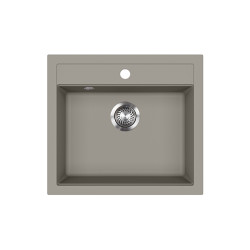 Evido EVIDO QUADRO 6 gránit mosogatótál dugókiemelő nélkül 442063 Gránit mosogatótálca