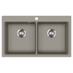 Evido EVIDO QUADRO 9 gránit mosogatótál dugókiemelő nélkül 442064 Gránit mosogatótálca