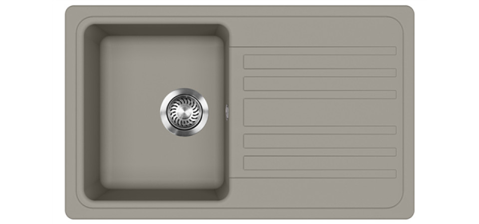 Evido EVIDO HOME 45S gránit mosogatótál dugókiemelő nélkül 442065 Gránit mosogatótálca