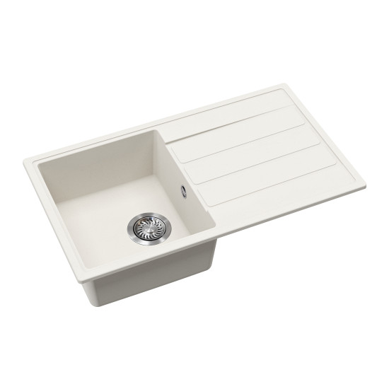 Evido EVIDO EASY 45 S gránit mosogató, 760 x 440 mm, fehér 442208 Gránit mosogatótálca