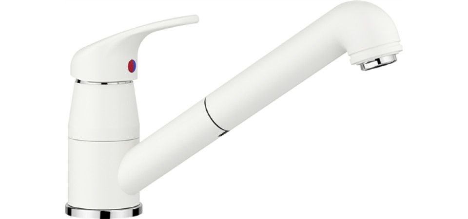 Blanco DARAS-S kih.fejes csap fehér 517735 Gránit csaptelep Blanco DARAS-S kih.fejes csap fehér 517735 Gránit csaptelep