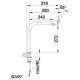 Blanco VONDA csaptelep, króm, HD 518434 Rozsdamentes acél csaptelep