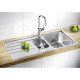 Blanco LEMIS 6 S-IF fényezett rozsdamentes acél mosogató 523032 Rozsdamentes acél mosogatótálca