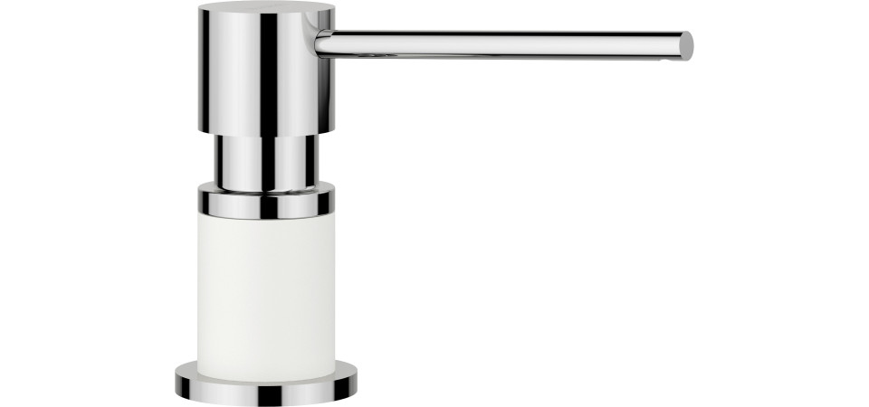 Blanco LATO króm/fehér 525814 Mosogatószer-adagoló Blanco LATO króm/fehér 525814 Mosogatószer-adagoló