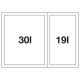 Blanco SELECT II 60/2 Orga hulladéktároló rendszer 526208 Beépíthető hulladéktároló
