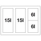 Blanco SELECT II 60/4 Orga hulladéktároló rendszer 526211 Beépíthető hulladéktároló