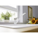 Blanco WEGA II csaptelep, fekete/króm, SILGRANIT-Look, HD 526415 Gránit csaptelep